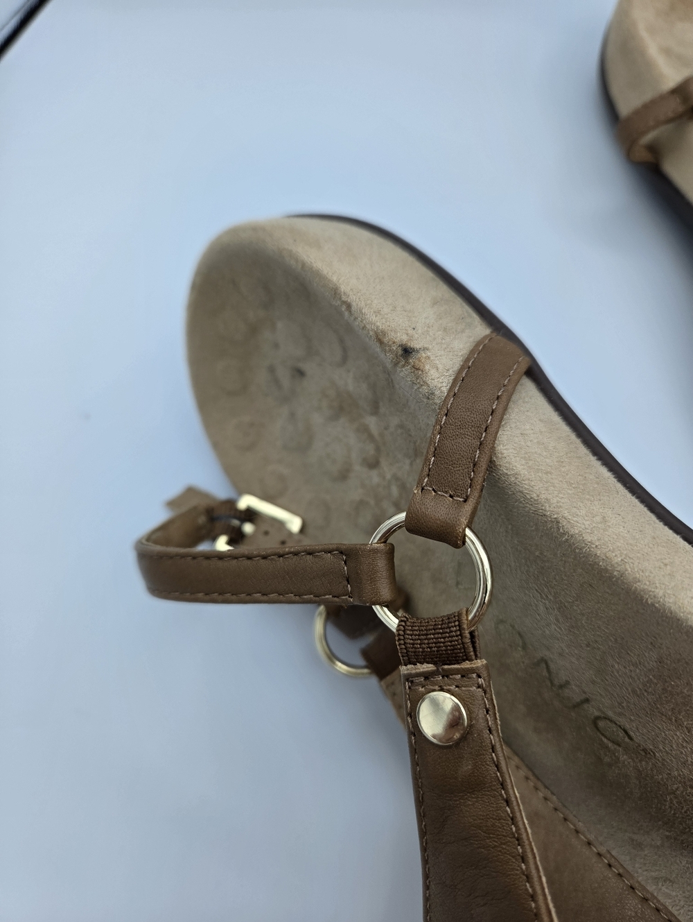 Vionic Kirra Womens Size 11 Brown Leather Backstrap Sandals‎ - Picture 3 of 7